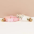 Petspuff Adjustable Cat Collar with Bow & Safety Buckle – Anti-Choke Kitten Collar | 12 Colours - Petspuff