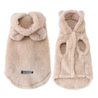 Petspuff Bunny Ears Hooded Dog Coat – Soft Winter Fleece with D-Ring | Small Dogs & Cats
