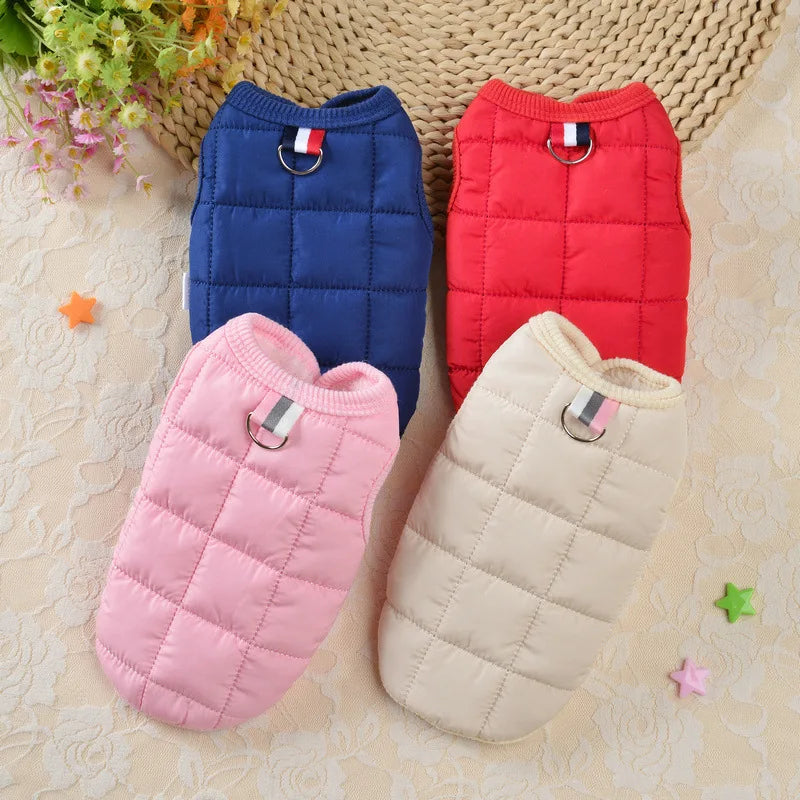 Petspuff Padded Cotton Dog Jacket – Warm Winter Coat | Small & Medium Dogs and Cats