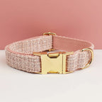 Petspuff Personalised Adjustable Dog Collar & Lead with Bow – Engraved ID Tag | 5 Designs, XS–XL