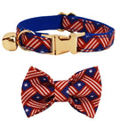 Petspuff Personalised Bow Cat Collar with Bell & Safety Buckle – Engraved Name Tag | 6 Colours