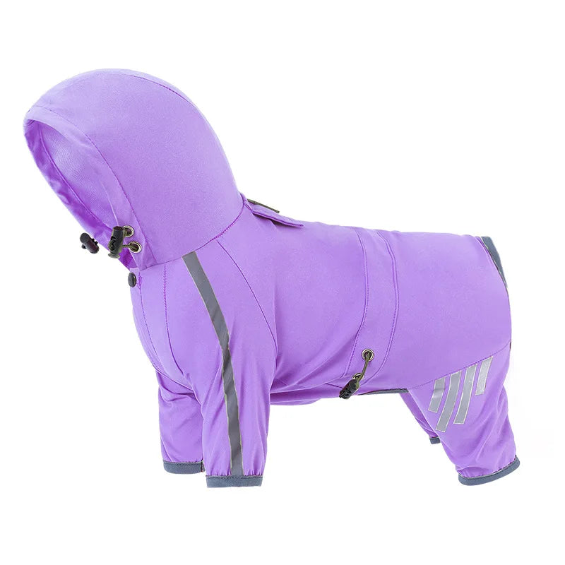 Petspuff Reflective Waterproof Dog Raincoat – Lightweight Rain Jacket | Small & Medium Dogs