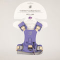 Petspuff Gemstone Guardian Step-in Dog Harness – Reflective, Amethyst Charm | Lavender, XS 2–4kg