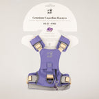 Petspuff Gemstone Guardian Step-in Dog Harness – Reflective, Amethyst Charm | Lavender, XS 2–4kg