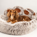 Petspuff Big Paw Fluffy Pet Bed – Shaggy Calming Nest Bed | Large 70cm, Cats & Small Dogs