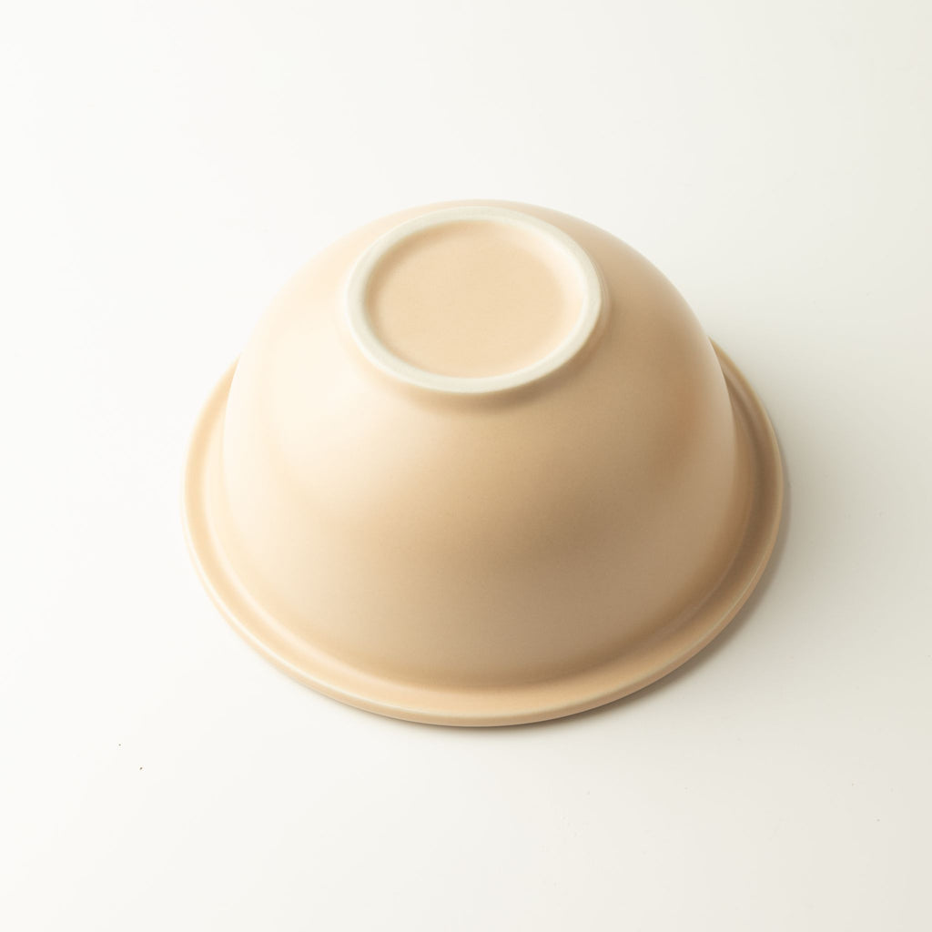 Petspuff Ceramic Pet Bowl in Wooden Stand – Raised Cream Feeder for Cats & Dogs | 14cm