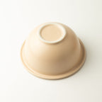 Petspuff Ceramic Pet Bowl in Wooden Stand – Raised Cream Feeder for Cats & Dogs | 14cm