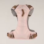 Petspuff Gemstone Guardian Step-in Dog Harness – Reflective, Rose Quartz Charm | Soft Pink, S 4–8kg