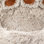 Petspuff Big Paw Fluffy Pet Bed – Shaggy Calming Nest Bed | Large 70cm, Cats & Small Dogs