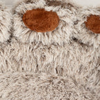 Petspuff Big Paw Fluffy Pet Bed – Shaggy Calming Nest Bed | Large 70cm, Cats & Small Dogs