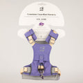 Petspuff Gemstone Guardian Step-in Dog Harness – Reflective, Amethyst Charm | Lavender, S 4–8kg