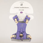 Petspuff Gemstone Guardian Step-in Dog Harness – Reflective, Amethyst Charm | Lavender, S 4–8kg