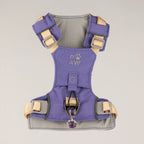 Petspuff Gemstone Guardian Step-in Dog Harness – Reflective, Amethyst Charm | Lavender, S 4–8kg